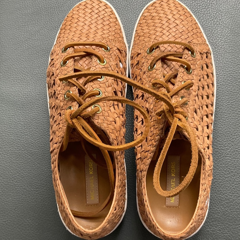 Woven leather sneakers Michael Kors